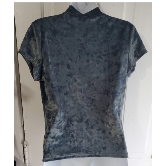A New Day Velvet Mock Turtleneck
Short Sleeve Velour Teal Top - Picture 6 of 8
